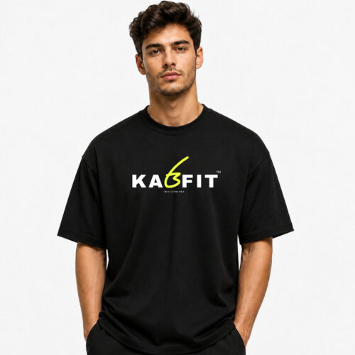 chilldrop oversized t shirt Black