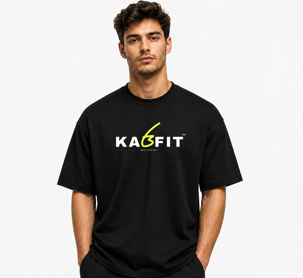 chilldrop oversized t shirt Black