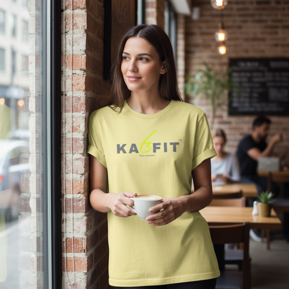CloudSoft Round Neck T-Shirt Yellow
