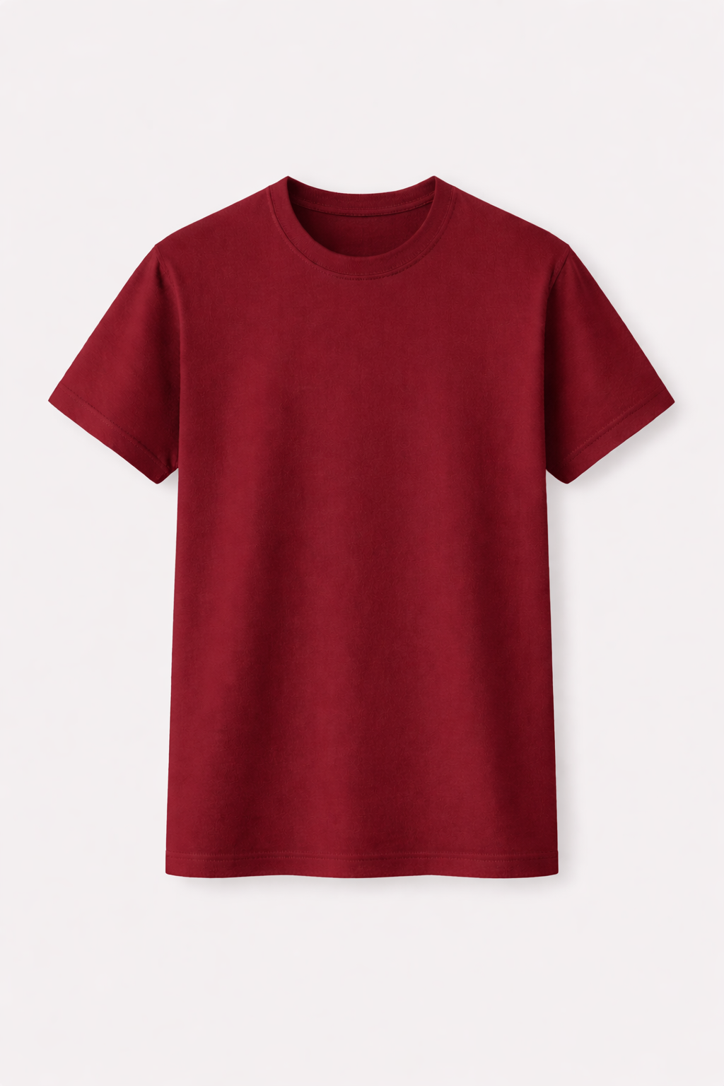 CloudSoft Round Neck T-Shirt Marron