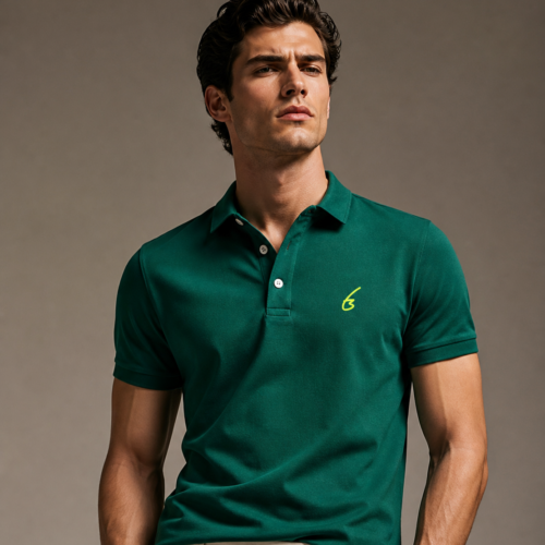 Zyn Polo T-Shirt Bottle Green