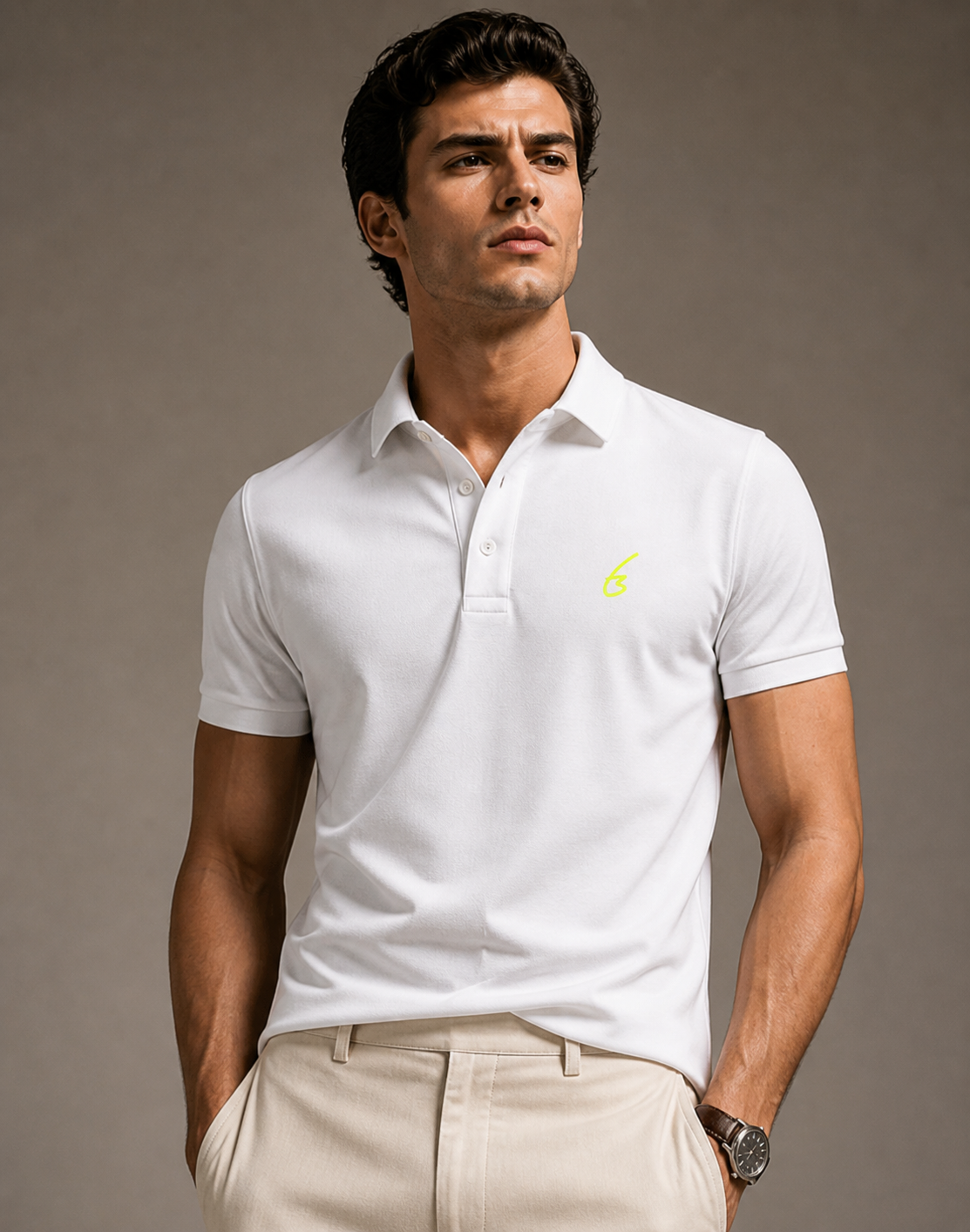zyn polo t shirt White